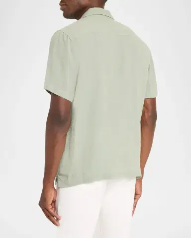Joe's Jeans Men's Linen Camp Shirt | Thumbnail 2