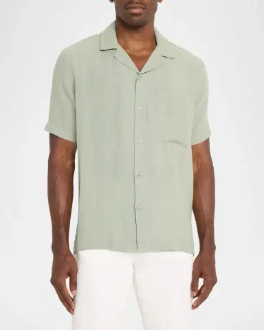 Joe's Jeans Men's Linen Camp Shirt | Thumbnail 3