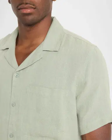 Joe's Jeans Men's Linen Camp Shirt | Thumbnail 4