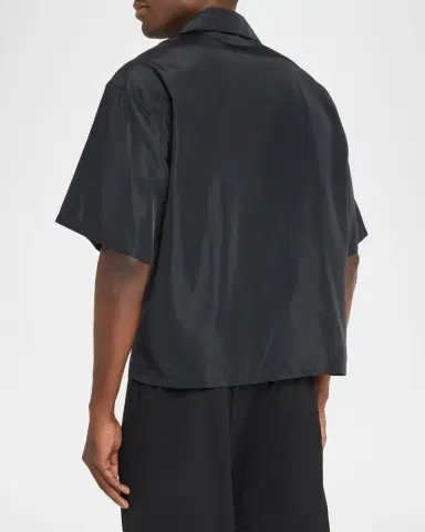 PURPLE Men's Everyday Logo Camp Shirt | Thumbnail 2 PURPLE Men's Everyday Logo Camp Shirt | Thumbnail 2