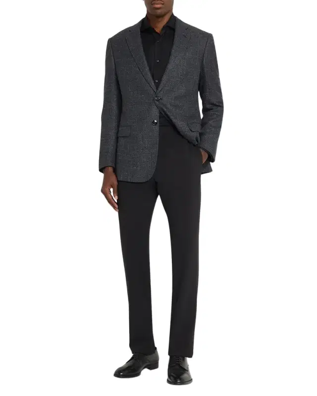 Giorgio Armani Men 's Wool Blend Melange Two-Button Sport Coat