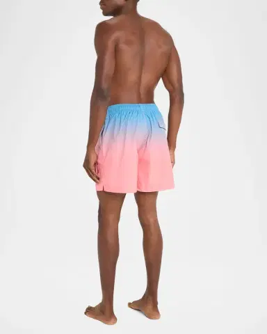 PURPLE Men's All Around Gradient Logo Swim Shorts | Thumbnail 2 PURPLE Men's All Around Gradient Logo Swim Shorts | Thumbnail 2