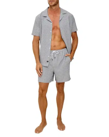 Rails Men 's La Brea Deck-Striped Swim Shorts | Thumbnail 1 Rails Men 's La Brea Deck-Striped Swim Shorts | Thumbnail 1