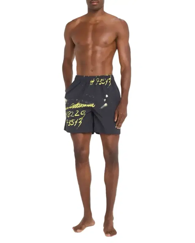 Men 's All Round Graphic Swim Shorts