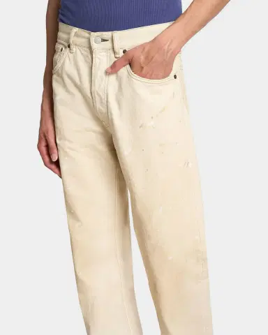 Acne Studios Men's Trafalgar Bleach-Splatter Straight-Leg Jeans | Thumbnail 9 Acne Studios Men's Trafalgar Bleach-Splatter Straight-Leg Jeans | Thumbnail 9
