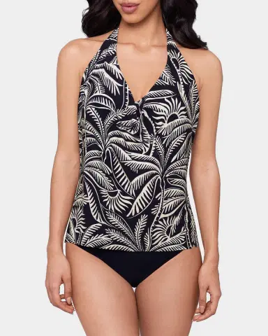 Magicsuit Hearts of Palm Tankini Swim Top | Thumbnail 2