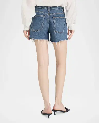 FRAME The Long Hand Denim Shorts | Thumbnail 2 FRAME The Long Hand Denim Shorts | Thumbnail 2