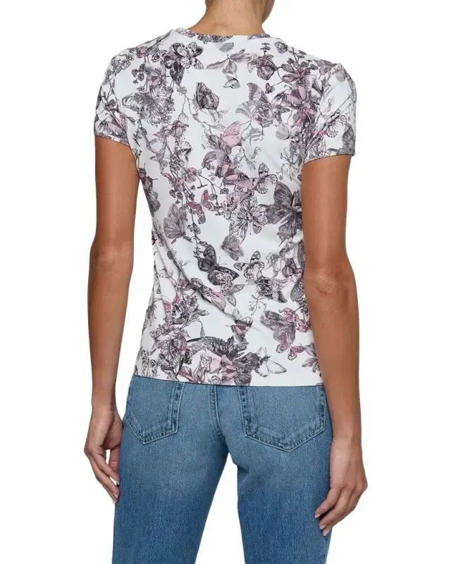 Ressi Short-Sleeve Butterfly Vine Tee