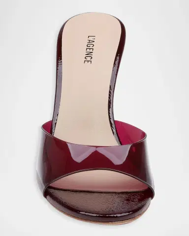 L'Agence 95mm Avery Suede Mules | Thumbnail 3