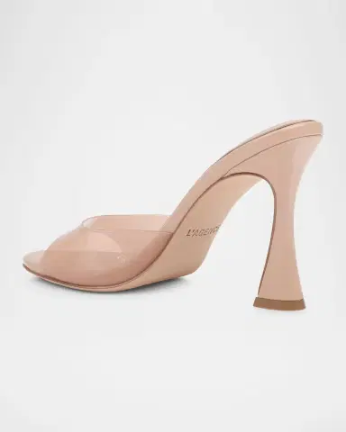 L'Agence 95mm Avery Suede Mules | Thumbnail 2 L'Agence 95mm Avery Suede Mules | Thumbnail 2