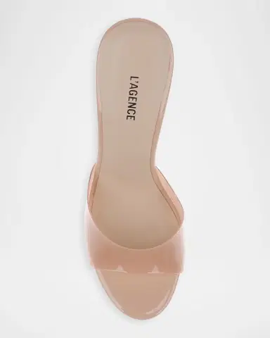 L'Agence 95mm Avery Suede Mules | Thumbnail 4 L'Agence 95mm Avery Suede Mules | Thumbnail 4