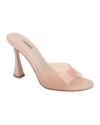 L'Agence 95mm Avery Suede Mules | Thumbnail 1 L'Agence 95mm Avery Suede Mules | Thumbnail 1