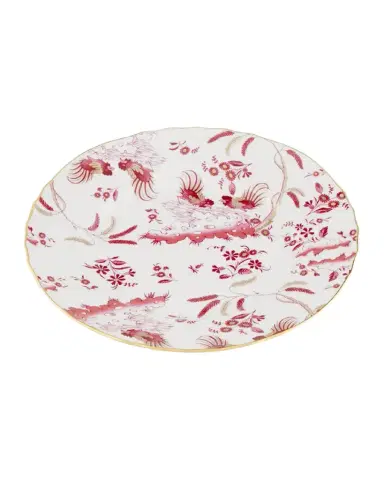 Ginori 1735 Oro di Doccia Magenta Flat Dessert Plate | Thumbnail 1
