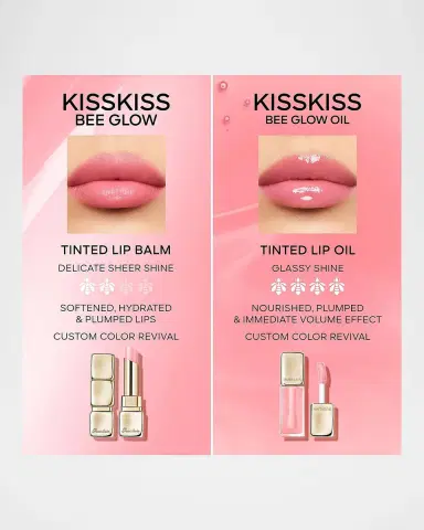 Guerlain Limited-Edition KissKiss Bee Glow Hydrating Tinted Lip Oil | Thumbnail 5 Guerlain Limited-Edition KissKiss Bee Glow Hydrating Tinted Lip Oil | Thumbnail 5