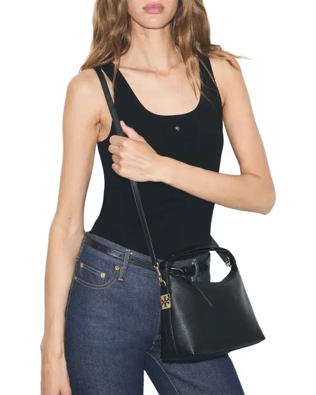 Mellow Pebble Leather Shoulder Bag