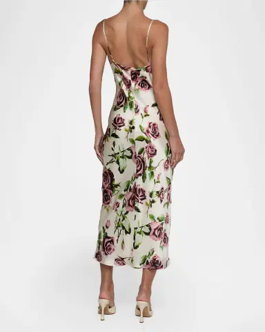 L'Agence Seridie Silk Floral Slip Dress | Thumbnail 2 L'Agence Seridie Silk Floral Slip Dress | Thumbnail 2