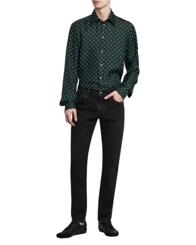 Dolce & Gabbana Men's Black Denim Skinny Jeans | Thumbnail 1 Dolce & Gabbana Men's Black Denim Skinny Jeans | Thumbnail 1