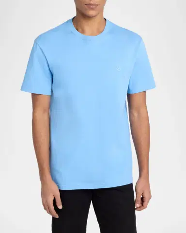 Alexander McQueen Men's Cotton Upside-Down Skull Crewneck T-Shirt | Thumbnail 3 Alexander McQueen Men's Cotton Upside-Down Skull Crewneck T-Shirt | Thumbnail 3