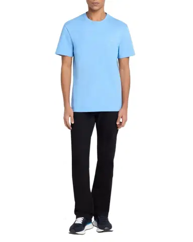 Alexander McQueen Men's Cotton Upside-Down Skull Crewneck T-Shirt | Thumbnail 1 Alexander McQueen Men's Cotton Upside-Down Skull Crewneck T-Shirt | Thumbnail 1