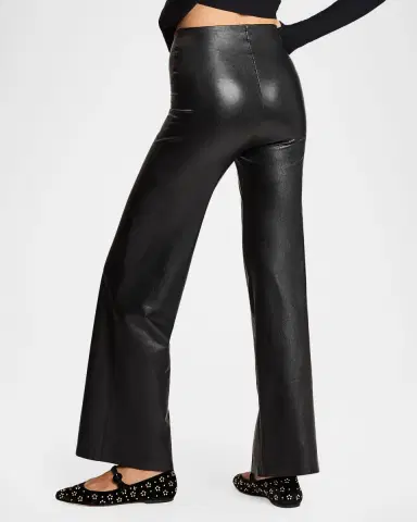 Commando Faux Leather Wide-Leg Pants | Thumbnail 2 Commando Faux Leather Wide-Leg Pants | Thumbnail 2