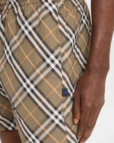 Burberry Men's Signature Check Swim Trunks | Thumbnail 3