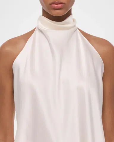Helmut Lang Silk Tie Scarf Top | Thumbnail 4