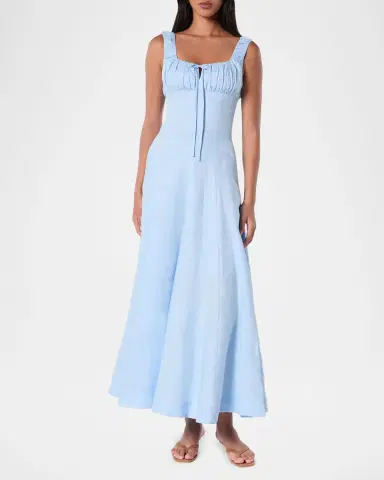 NICHOLAS Dina Sleeveless A-Line Midi Dress | Thumbnail 3