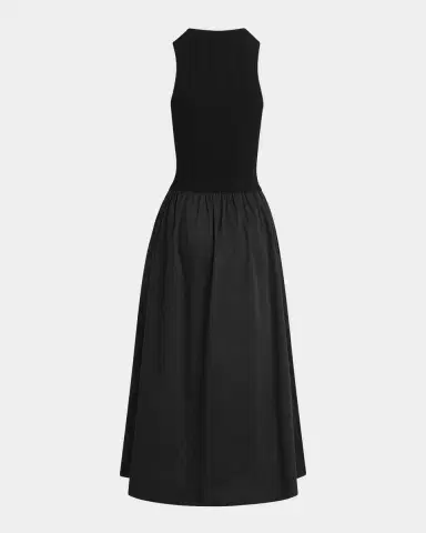 Favorite Daughter The Lennon Sleeveless Knit and Poplin Maxi Dress | Thumbnail 4