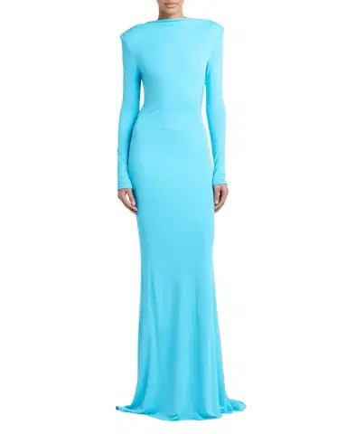 Tom Ford Crepe Jersey Cut-Out Back Gown | Thumbnail 1 Tom Ford Crepe Jersey Cut-Out Back Gown | Thumbnail 1