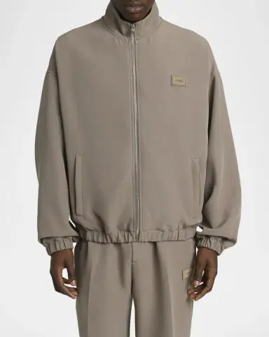 AMIRI Men's Logo Patch Full-Zip Blouson | Thumbnail 3 AMIRI Men's Logo Patch Full-Zip Blouson | Thumbnail 3
