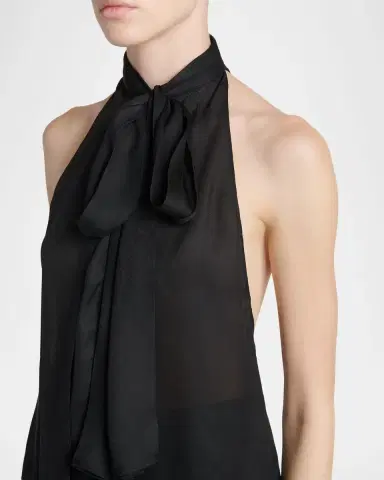 Tom Ford Sheer Silk Halter Top | Thumbnail 3
