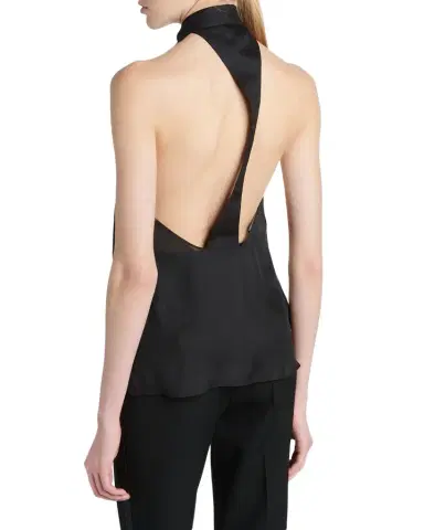 Tom Ford Sheer Silk Halter Top | Thumbnail 1