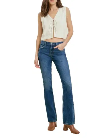 Favorite Daughter The Alba Low-Rise Bootcut Denim Jeans | Thumbnail 1 Favorite Daughter The Alba Low-Rise Bootcut Denim Jeans | Thumbnail 1