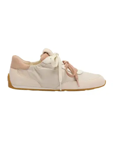 Stuart Weitzman Bond Ruched Nylon and Suede Low-Top Sneakers | Thumbnail 2 Stuart Weitzman Bond Ruched Nylon and Suede Low-Top Sneakers | Thumbnail 2