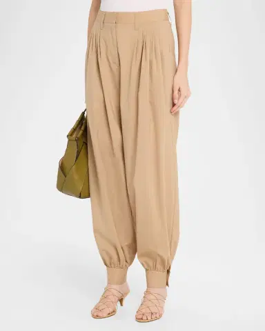 Ulla Johnson Luella Pleated Wool-Blend Pants | Thumbnail 3