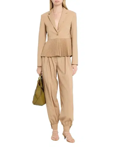 Ulla Johnson Luella Pleated Wool-Blend Pants | Thumbnail 1