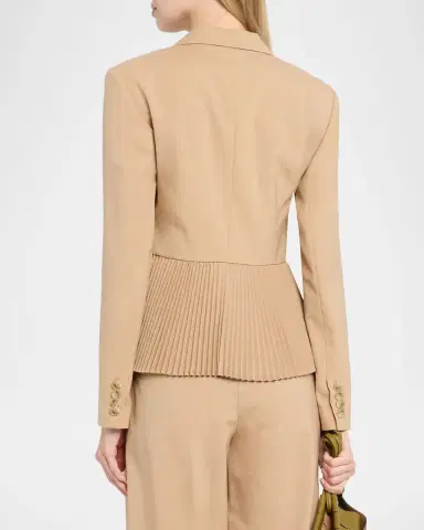 Ulla Johnson Greta Pleated Blazer | Thumbnail 2 Ulla Johnson Greta Pleated Blazer | Thumbnail 2
