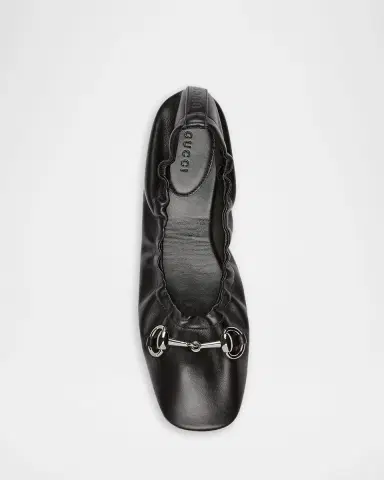 Gucci Prima Leather Ballerina Flats | Thumbnail 4 Gucci Prima Leather Ballerina Flats | Thumbnail 4