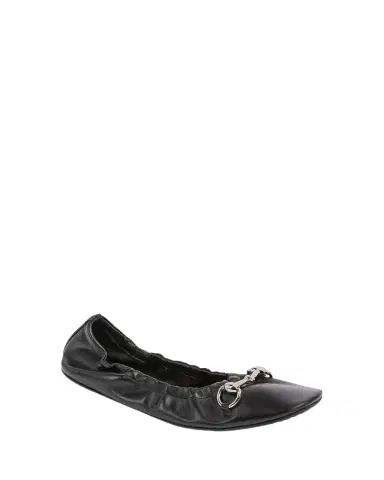 Gucci Prima Leather Ballerina Flats | Thumbnail 1 Gucci Prima Leather Ballerina Flats | Thumbnail 1