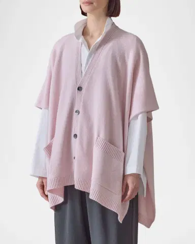 Eskandar Side-Slit Cashmere Cardigan | Thumbnail 3