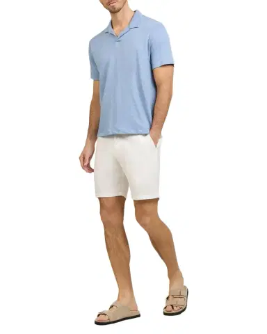 Onia Men's Shaun Stretch Linen Polo | Thumbnail 1 Onia Men's Shaun Stretch Linen Polo | Thumbnail 1