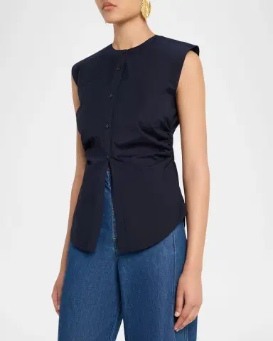 Veronica Beard Harini Sleeveless Top | Thumbnail 3 Veronica Beard Harini Sleeveless Top | Thumbnail 3