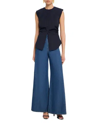 Veronica Beard Harini Sleeveless Top | Thumbnail 1 Veronica Beard Harini Sleeveless Top | Thumbnail 1