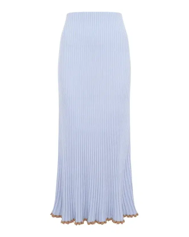 Gabriela Hearst Kavya Rib Knit Midi Skirt