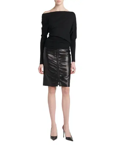 TOM FORD Boutique Wool-Silk Off-Shoulder Sweater | Thumbnail 1 TOM FORD Boutique Wool-Silk Off-Shoulder Sweater | Thumbnail 1