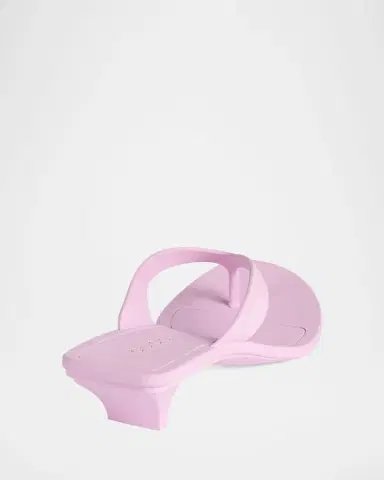 Gucci 35mm Vittoria Rubber Thong Sandals | Thumbnail 2