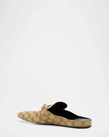 Gucci Ragazzo GG Canvas Loafer Mules | Thumbnail 4 Gucci Ragazzo GG Canvas Loafer Mules | Thumbnail 4