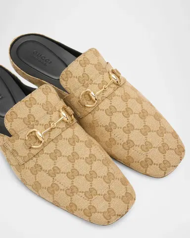 Gucci Ragazzo GG Canvas Loafer Mules | Thumbnail 5 Gucci Ragazzo GG Canvas Loafer Mules | Thumbnail 5