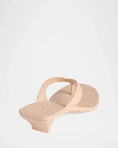 Gucci 35mm Vittoria Rubber Thong Sandals | Thumbnail 2