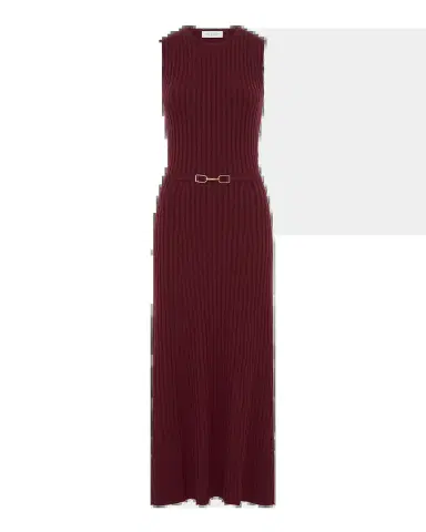 Gabriela Hearst Meier Wool-Cashmere Knit Midi Dress | Thumbnail 2